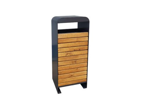 Papelera madera CUBIS