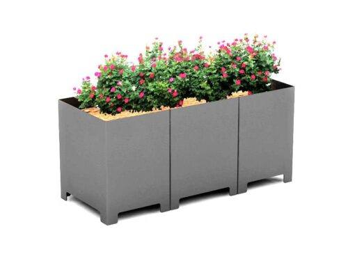 Jardinera tres cuerpos modular