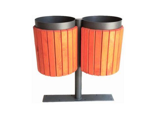 Papelera madera ALBA 2R