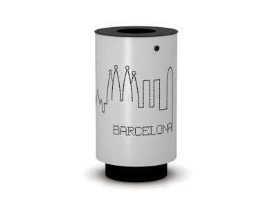 Papelera urbana personalizada PYNUS