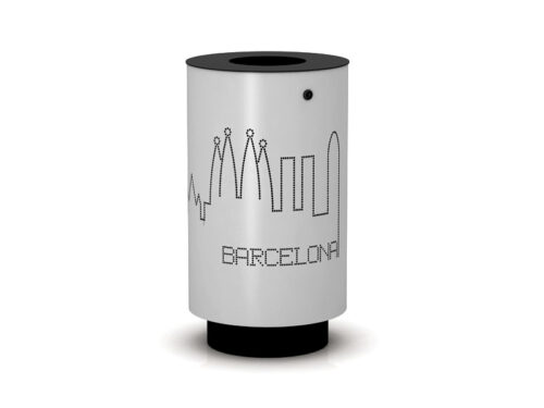 Papelera urbana personalizada PYNUS