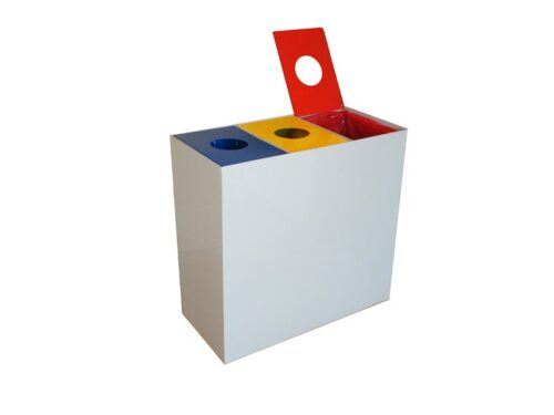 Papelera reciclaje 3 residuos 1484 3R