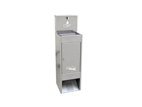 dispensador de gel -desinfección manos