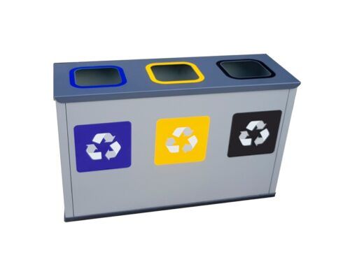 Papelera reciclaje CUBIS